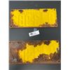 Image 2 : Pair of 1933 "B" Alberta Truck Plates