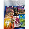 Image 2 : Tray Lot of Action Figures Mostly Still Sealed in Packages