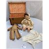 Image 1 : Vintage Box with Old Dolls in it