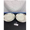 Image 1 : Lot of 2 Canadian Pacific Railway Bow & Leaves Soup Plates