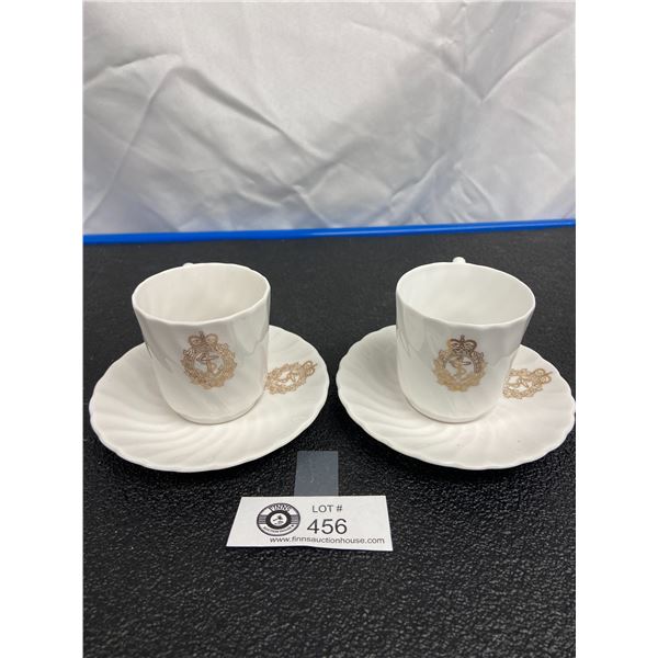 Lot of 2 Royal Canadian Navy Demitasse Cup and Saucer