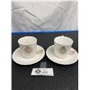 Image 1 : Lot of 2 Royal Canadian Navy Demitasse Cup and Saucer