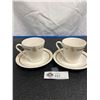 Image 1 : Pair of Government of Canada Demitasse Cups and Saucers