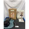 Image 1 : Varga Girl's 1940's Pinup Girls Calenar Plus a Vintage 30 Minutes Home Hair Dryer