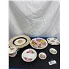Image 1 : Lot of Vintage Dishes Gold and Floral Designs Mismatched Tea Cup