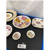 Image 2 : Lot of Vintage Dishes Gold and Floral Designs Mismatched Tea Cup