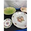 Image 2 : Lot of Vintage Dishes. Royal Winton Pink Dish, Melbaware, Stouffer Plate Etc