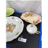 Image 3 : Lot of Vintage Dishes. Royal Winton Pink Dish, Melbaware, Stouffer Plate Etc