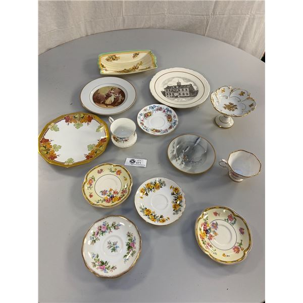 Lot of Vintage Dishes Royal Winton , Limoges, Johnson Bros. etc