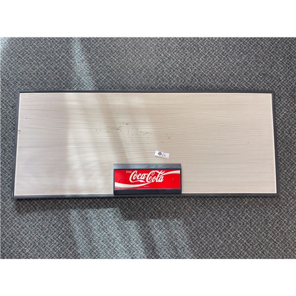 Vintage Coca Cola Restaurant Letter Board. 49" L X 20" H