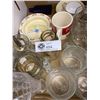 Image 1 : Tray Lot of Collectible Glassware and Dishes