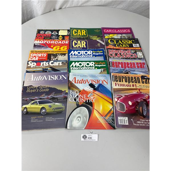 Lot of 15 Vintage Car Magazines