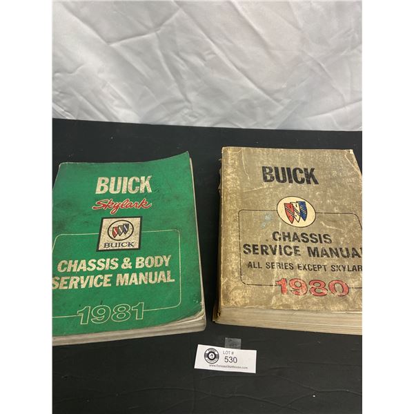 Lot of 2 Buick Service Manuals