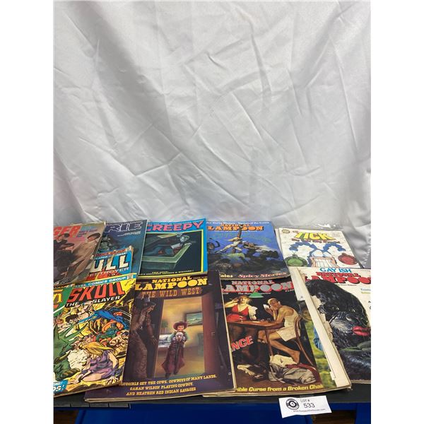 Lot of Vintage Comic Type Magazines