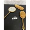 Image 1 : Vintage 3 Piece Mirror and Brush Set