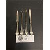 Image 1 : Collectible Sterling Silver Hook Set 4 pieces