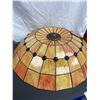 Image 2 : Stained Glass Light Fixture, Complete Crack in Glass But Still Nice