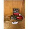 Image 1 : Vintage Dee Copper Type Ashtray Music Box Pat No.101062 And Vintage Gyro 1939 Copper Ashtray " The B