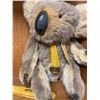 Image 3 : Rare Antique Billie Blue Gum Koala Stuffed Bear and 2 Handcrafted Boomerangs 12' and 14" From Austra