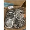 Image 1 : Nice Lot of Stainless Steel Clamps, Covers and Ball Valves Food Grade