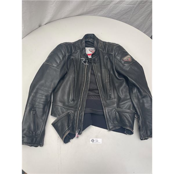 Vintage Leather First Year Motorcycle Jacket