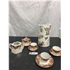 Image 1 : Made in England Teapot with Cups and Saucers and Pitcher