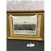 Image 1 : WWII 1940 Framed Picture 17" x 13"