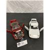 Image 1 : 2 1:24 Scale Diecast Cars Porche 911 and Mercedes Benz