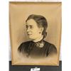 Image 1 : Vintage Painting of a Lady on a Canvas