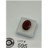 Image 2 : Exceptional Huge Garnet 16.33 Carat Oval Cut S12 Clarity Brazil Untreated 18.35x13.71x7.63mm