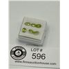 Image 1 : Peridot 3 carat 4x6mm Calibrated Oval Cut VS-VVS Clarity Brazil Untreated