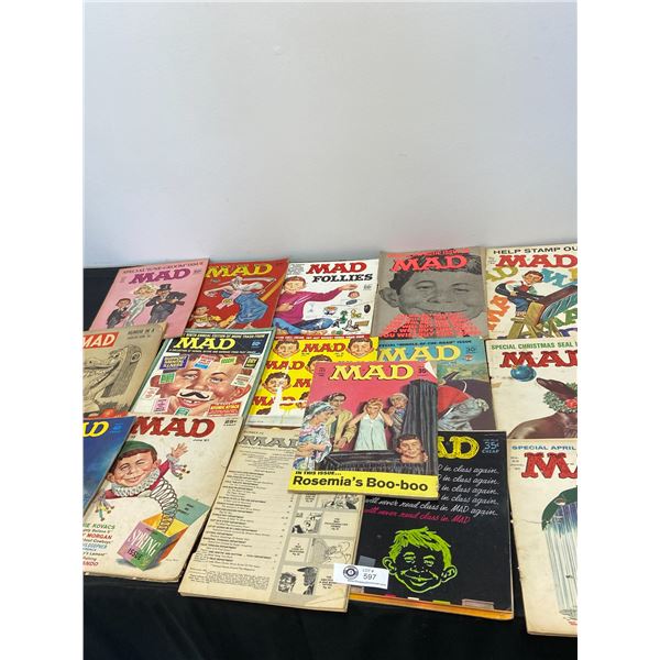 Lot of Mad Magazines from 1950's and 60's