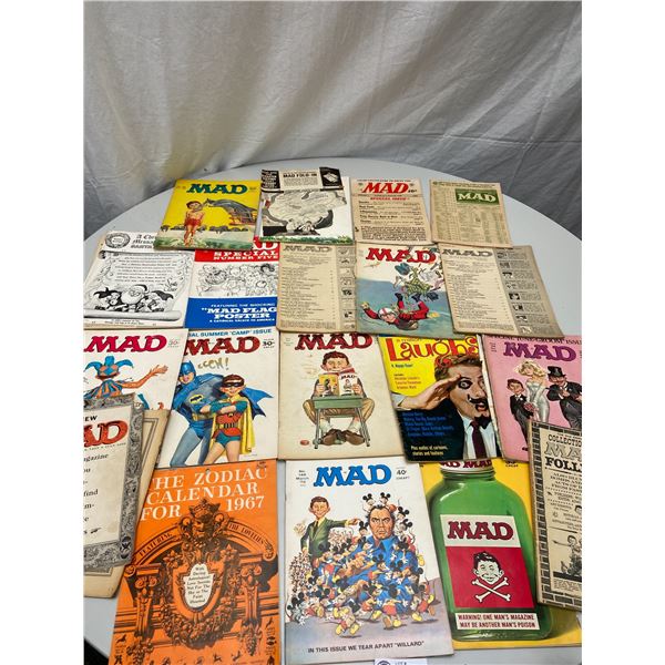 Lot of Mad Magazines from 1950's and 60's