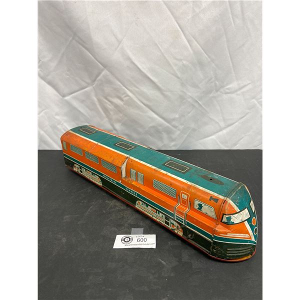 Vintage 18" L Wolverine Express Tin Train