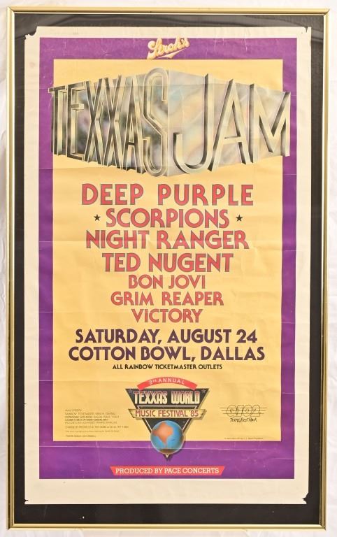 Texxas Jam Stroh's Poster
