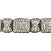 Image 3 : L. James Signed Sterling Turquoise Concho Belt