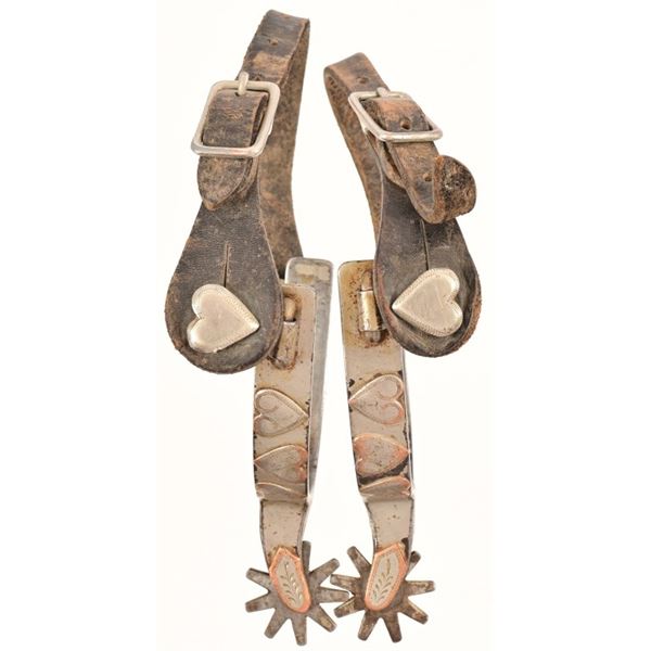 Kelly Marked Heart Pattern Spurs