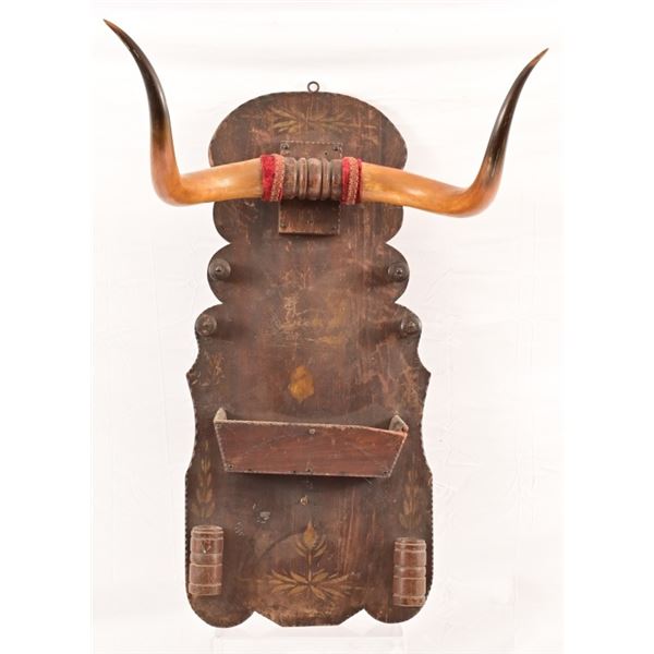 Painted Horn Pipe Rack