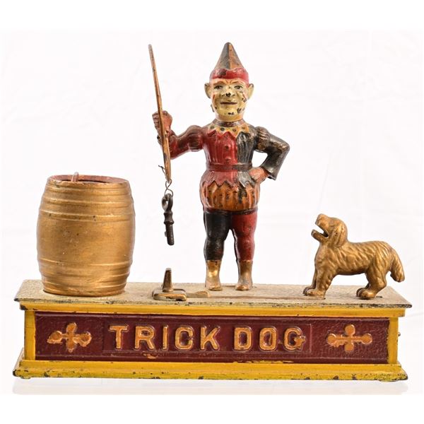 "Trick Dog" Cast Iron Coin Bank