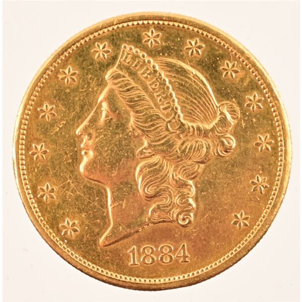 1884-S Liberty Head $20 Gold Coin