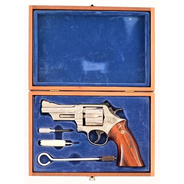 Cased Factory Engraved S&W Model 27-2 .357 Magnum