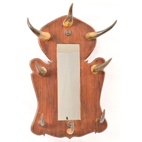 Horn Mirror Hatrack