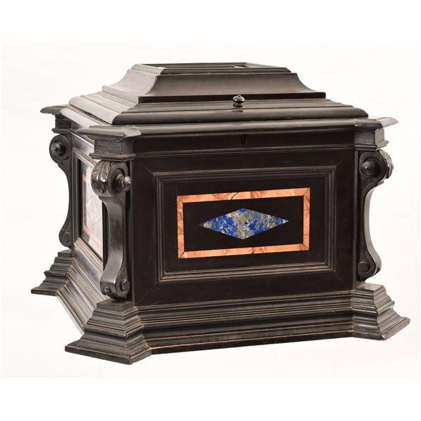 Wood Inlaid Curio Box