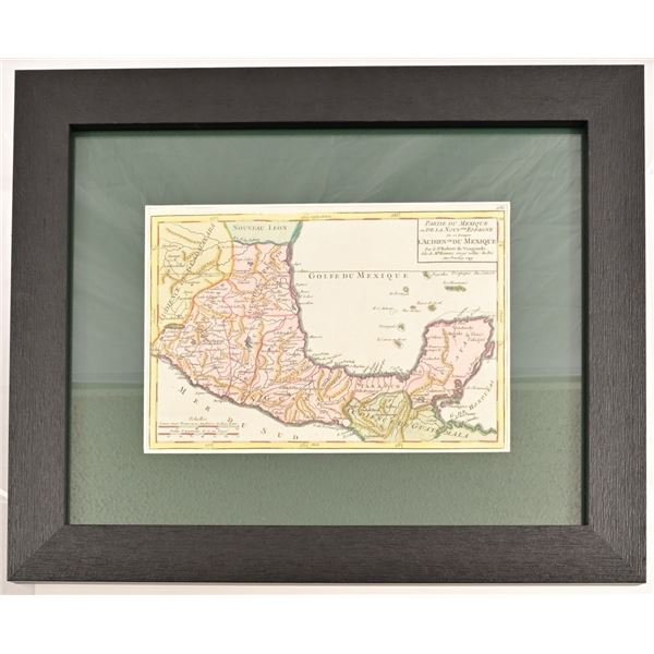 1749 Map of Part of Mexico or New Spain