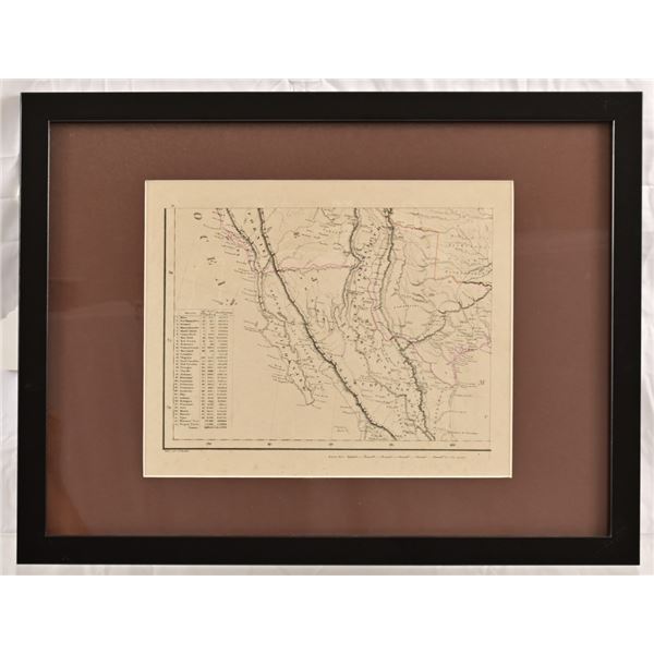 1851 U.S. Map Showing Texas After Mexican War