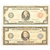 Image 1 : 1914 Bank of Dallas $10 & $20 Federal Reserve Note