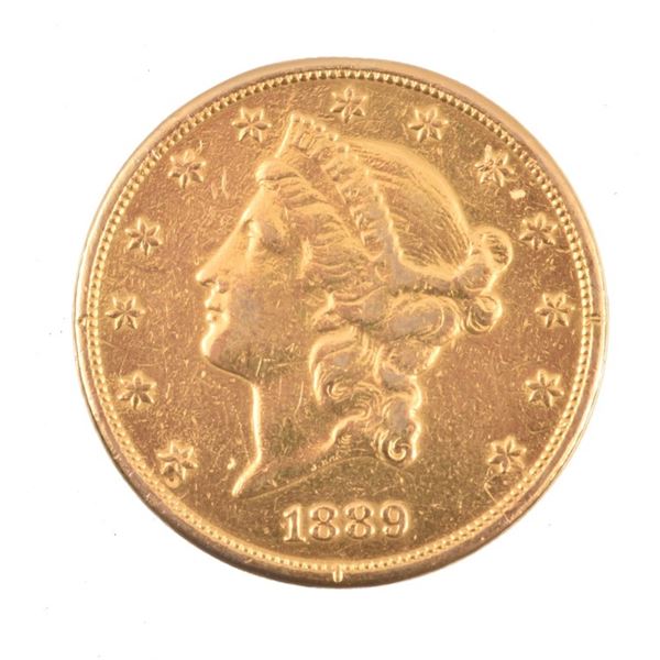 $20 1889 Gold Coin