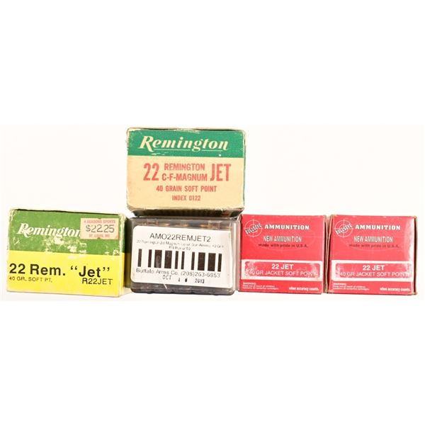 (159) Rounds of .22 Remington Jet Ammunition