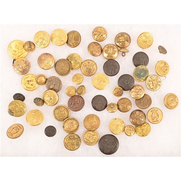 Collection of Early Military Buttons