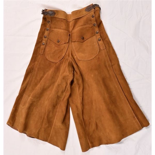 "High Quality" Cowgirl Suede Riding Skirt
